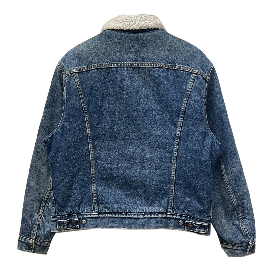 90s USA 리바이스 샌프란시스코 쉐르파 데님 트러커 자켓 L급 상품이미지2