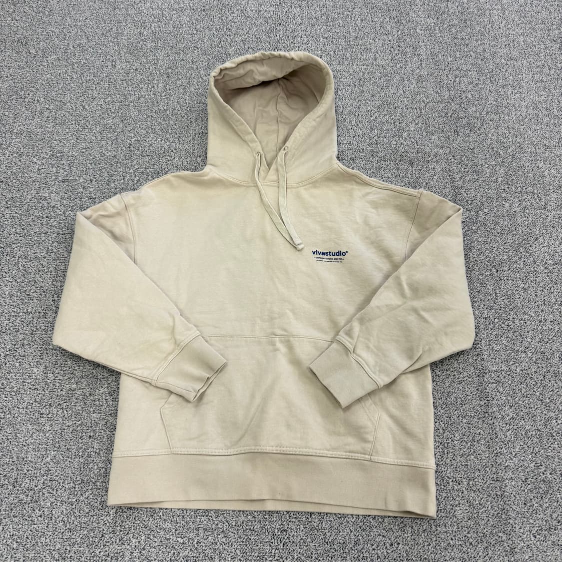 [M] 비바스튜디오 베이지 후드티 0109T1 상품이미지1