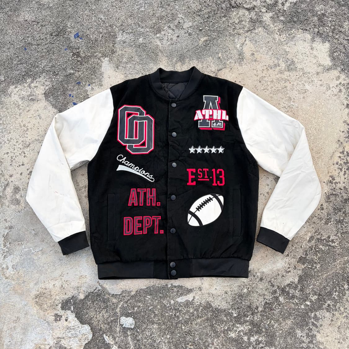 World Wlde 빈티지 울 바시티 자켓 L 상품이미지1