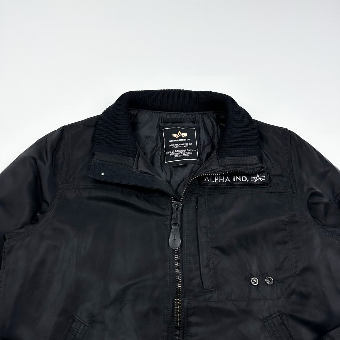 (하자존재) 알파인더스트리 재팬 MA-1 항공점퍼 블랙 M 상품이미지2
