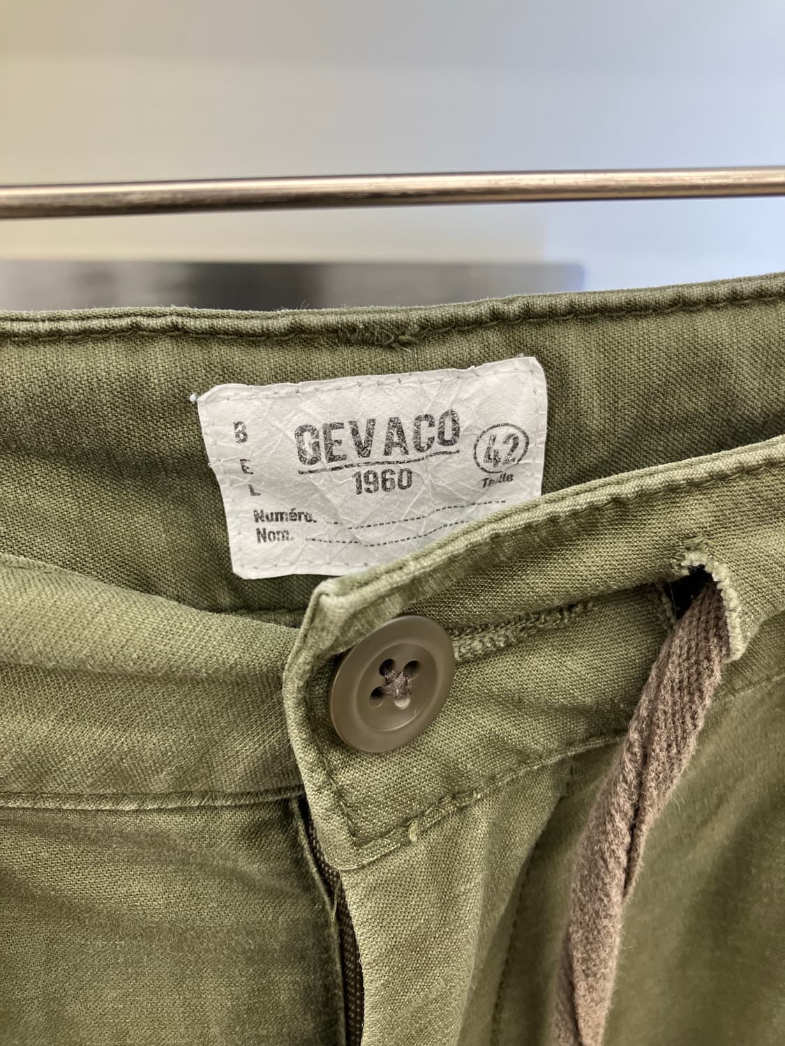 Gevaco 밀리터리 워싱 카코팬츠 상품이미지3