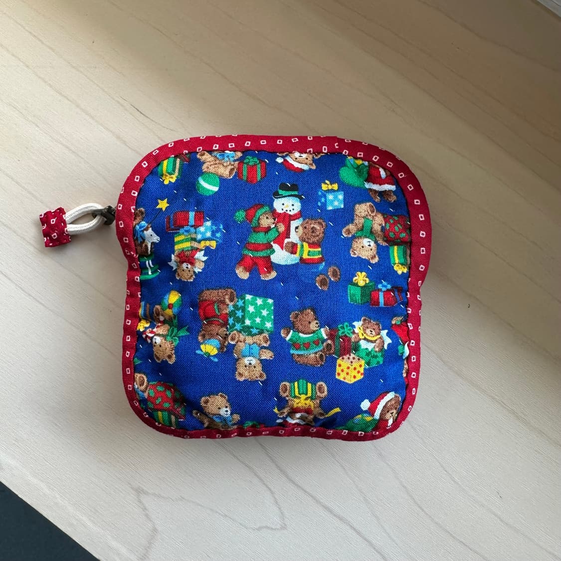 크리스마스 퀼트 파우치 / 화장품 파우치 / 핸드메이드 상품이미지2