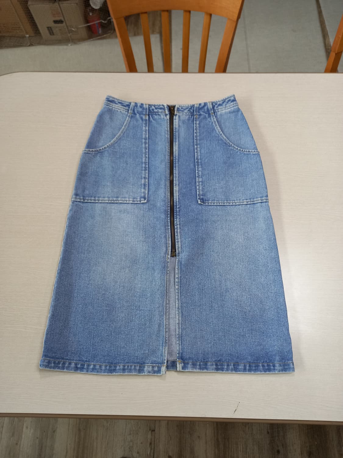 28 asos Turkey 데님 미디스커트 28-927 상품이미지1