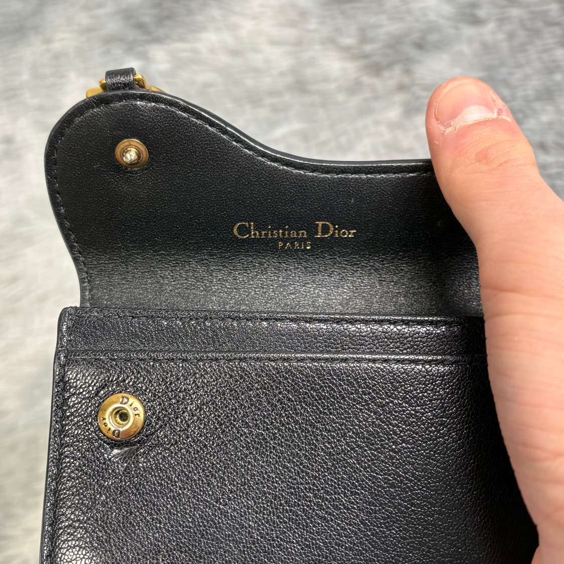 디올 새들 로투스 카드지갑 상품이미지5