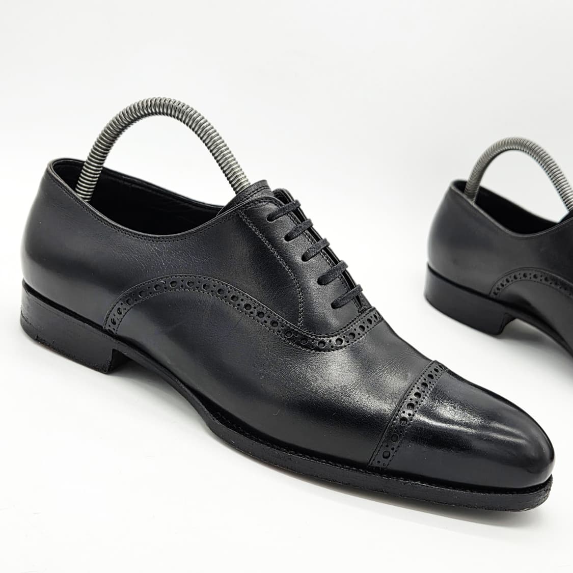  Saint Crispin's 캡토 옥스포드 슈즈 블랙 (6 1/2)  상품이미지6