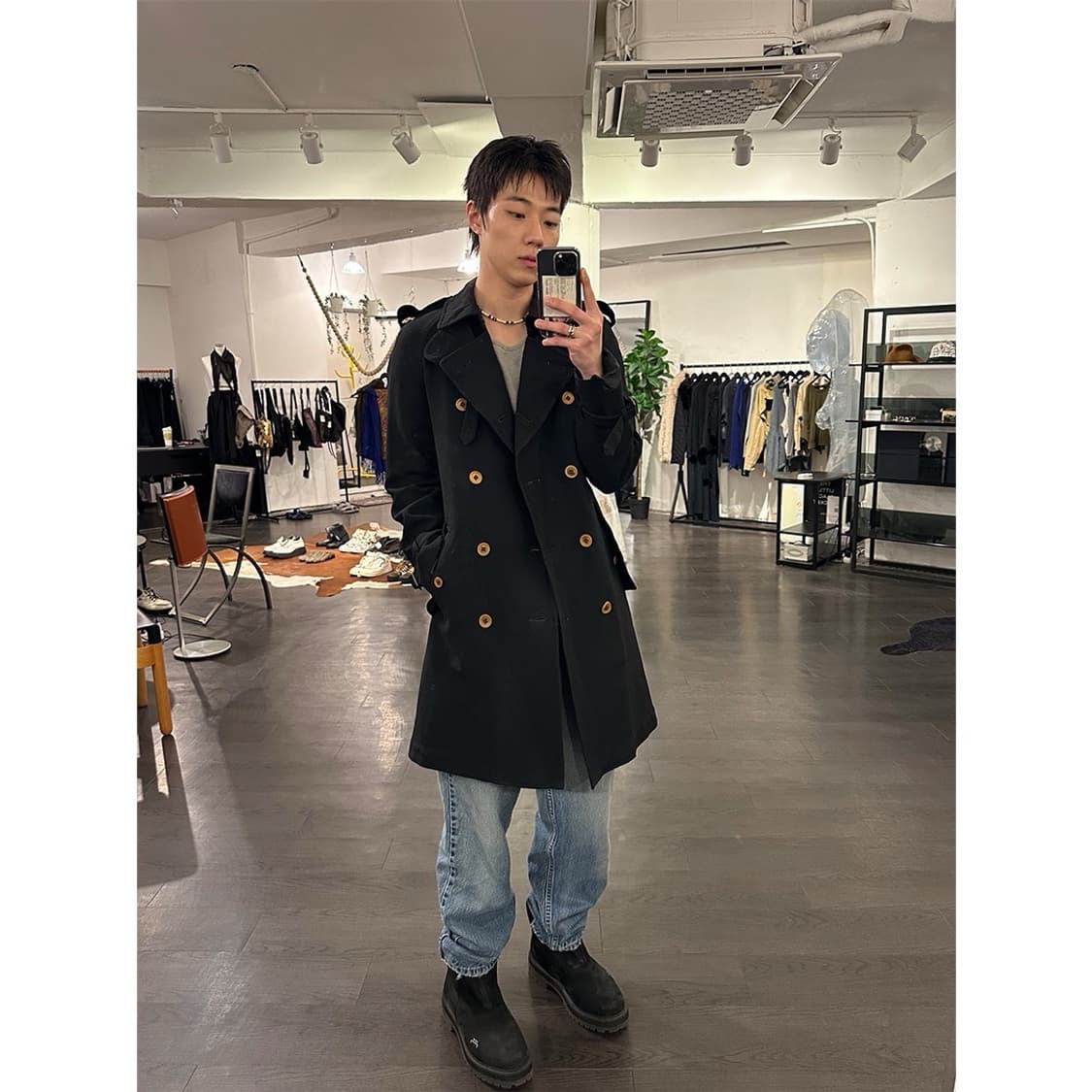 꼼데가르송 옴므듀스 트렌치코트 상품이미지4