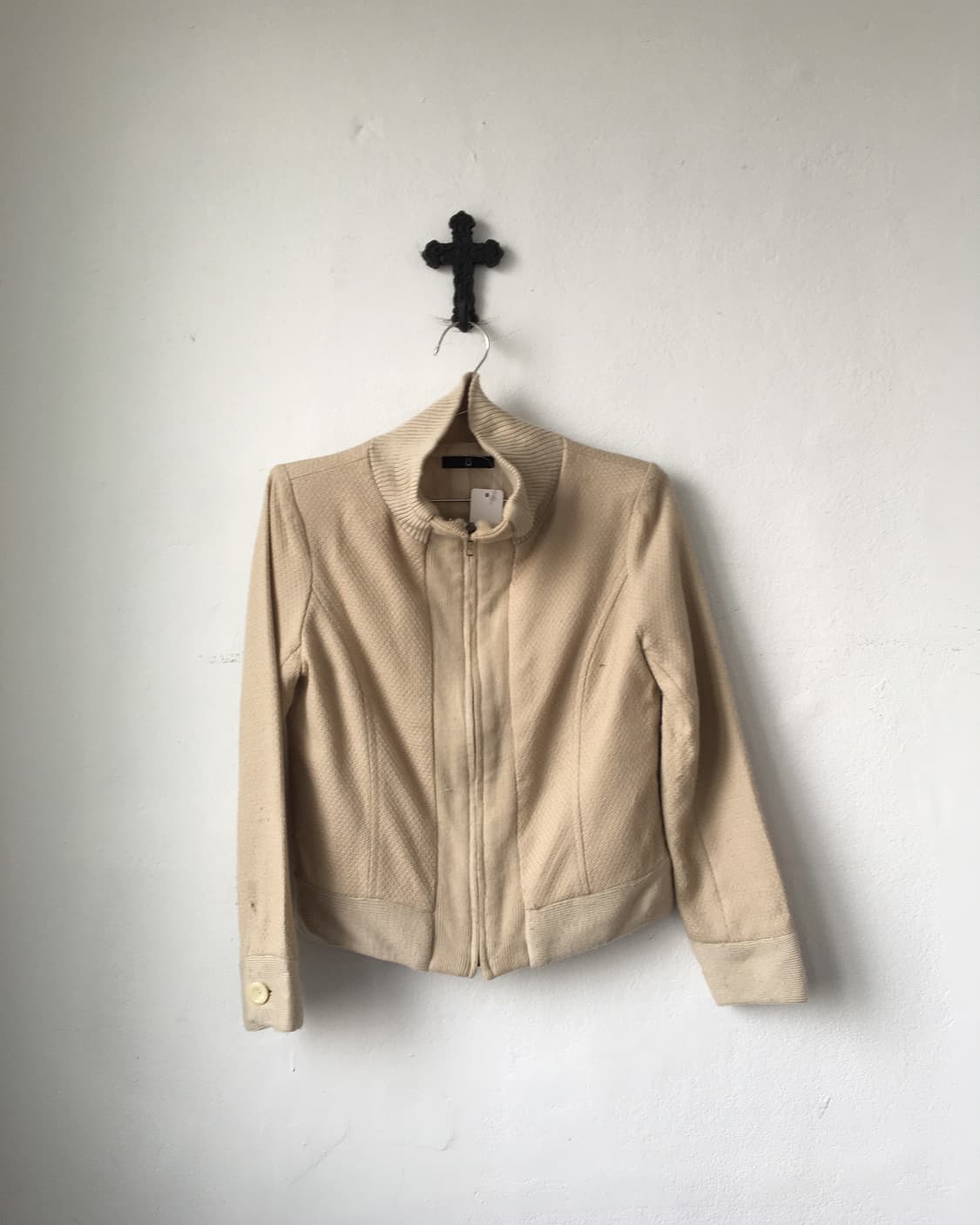 Knitted high neck jacket 상품이미지2