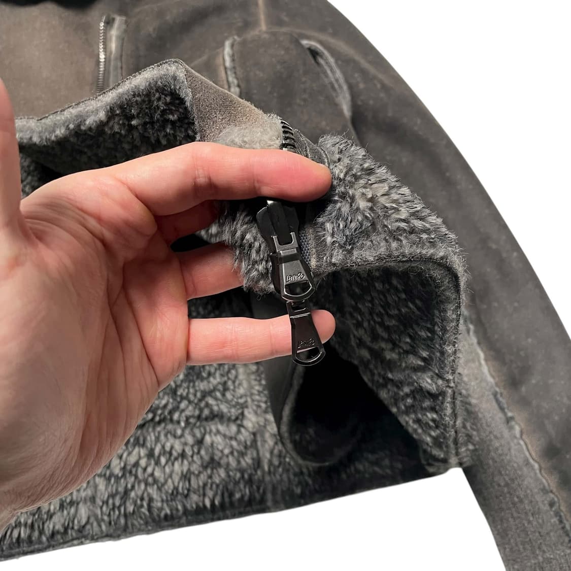 Tandem 페이크 레더 니트 퍼 자켓 (italy made) 상품이미지7