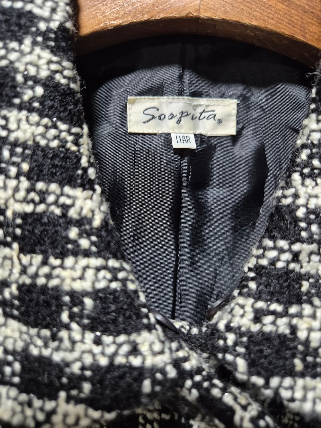 (세일)JPN 빈티지. 트위드 자켓 스커트 세트 상품이미지3