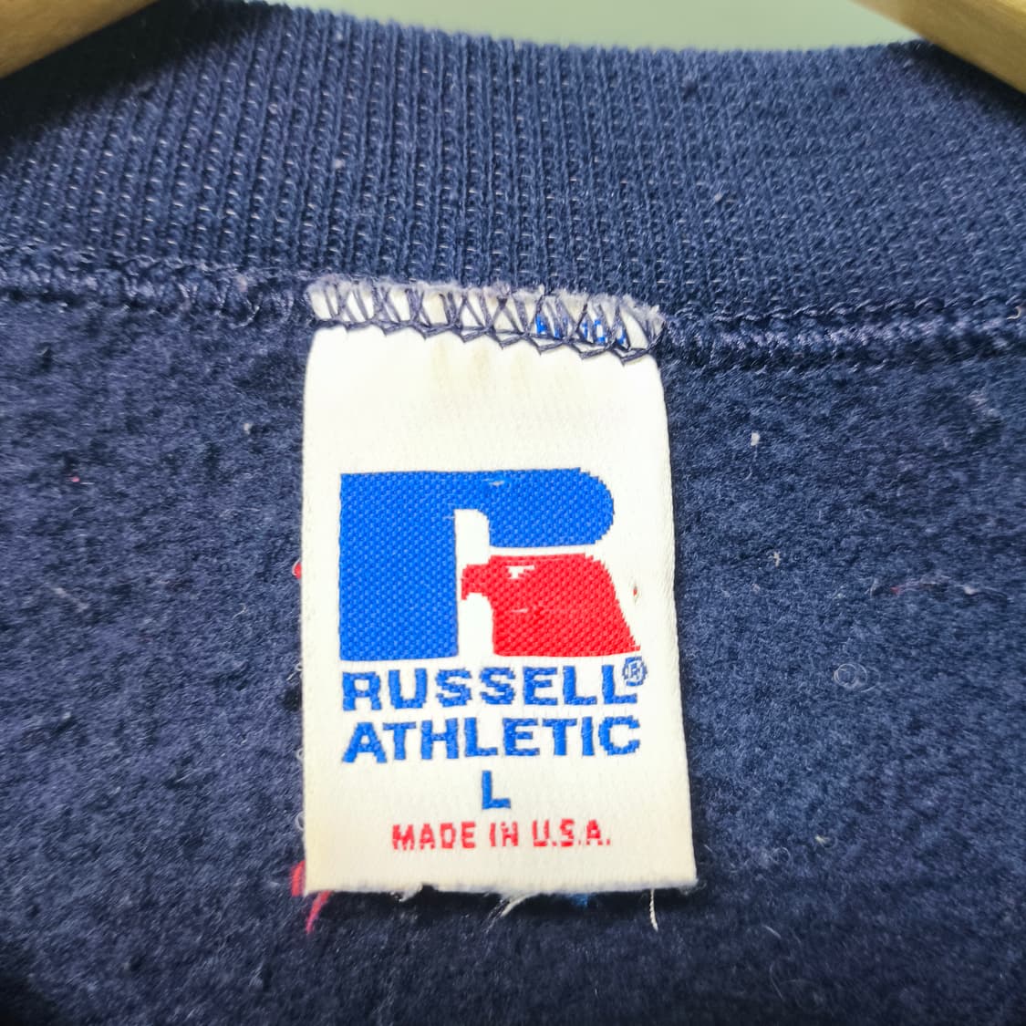 [L] made in USA 빈티지 러셀 애슬레틱 맨투맨 상품이미지3