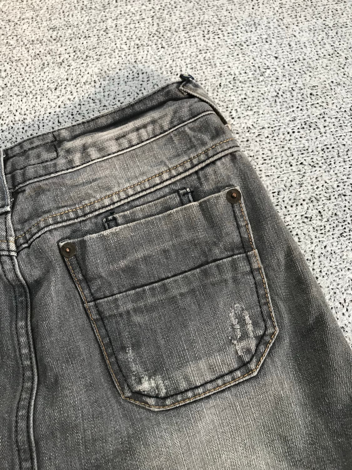 흑청 미니 스커트 상품이미지3