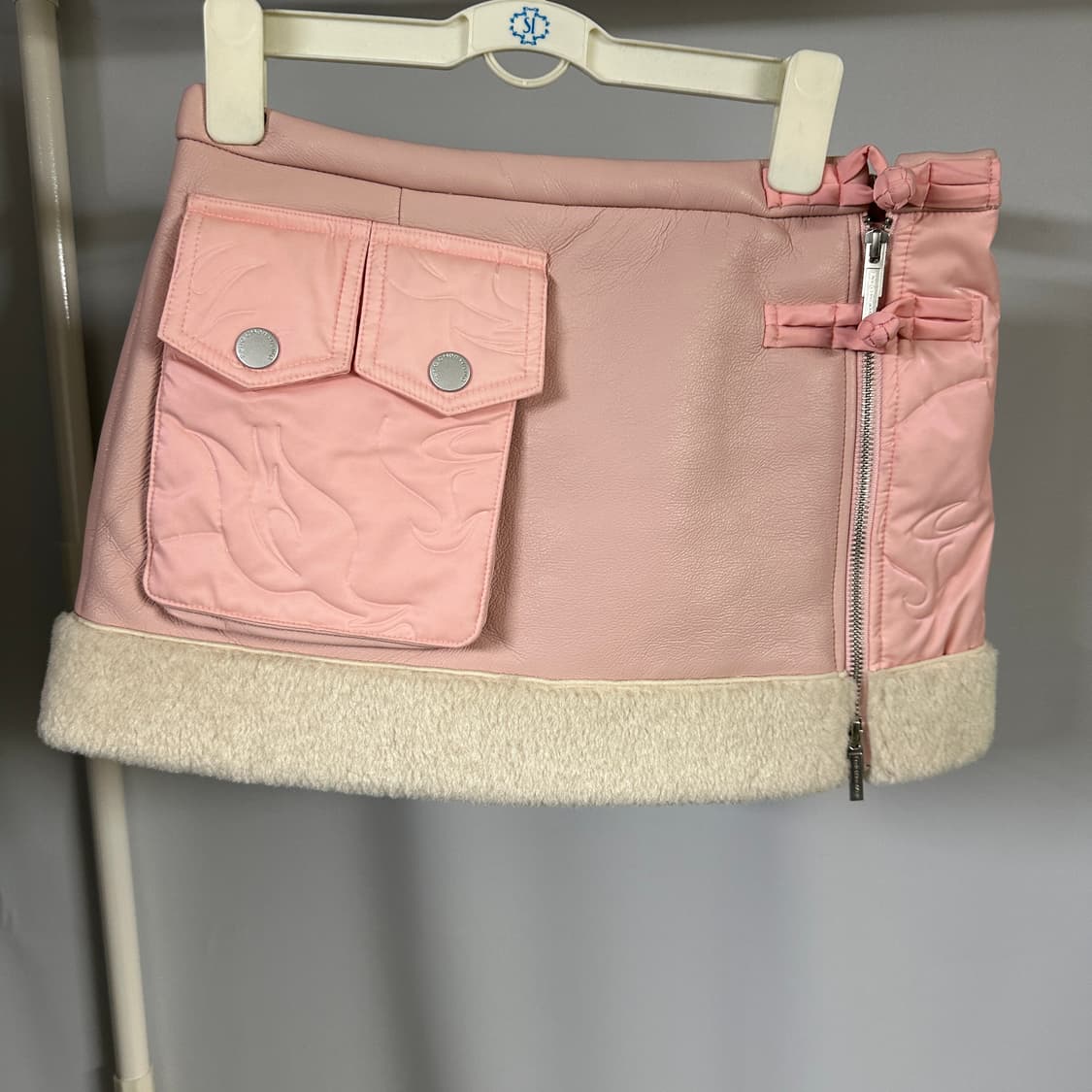 펑첸왕 퀼트 미니스커트 상품이미지1