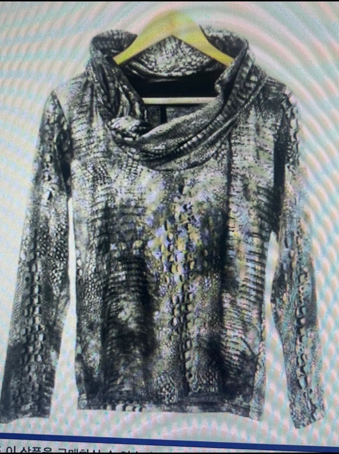 Tornado mart drape hood long sleeve 상품이미지1