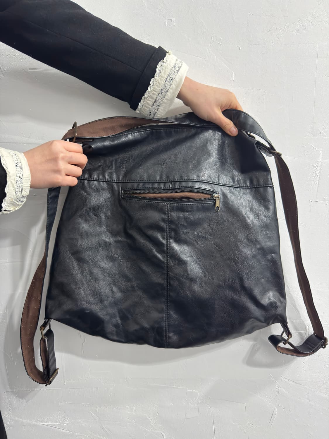 leather backpack 상품이미지4