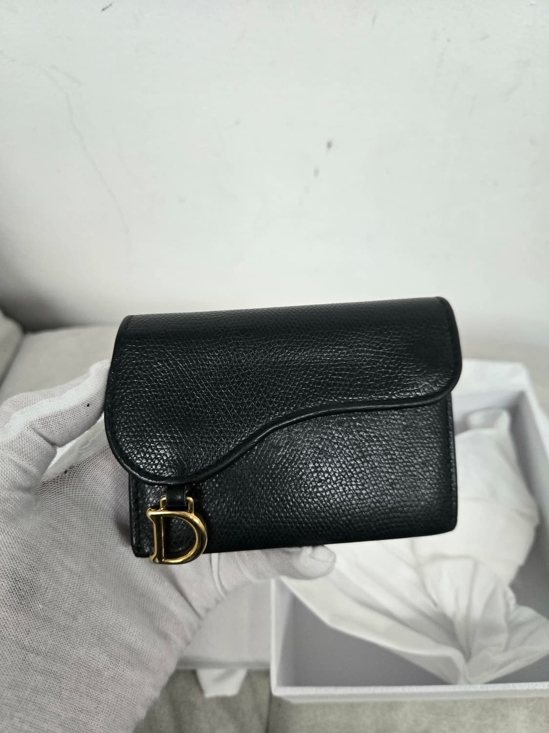 [보증서 정품] 디올 새들 아코디언 반지갑 상품이미지5