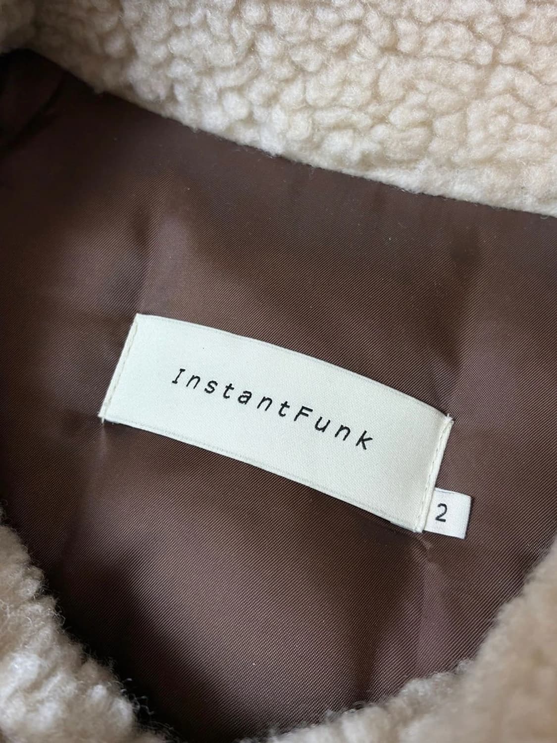 인스턴트펑크 20FW 덕다운 무스탕 롱 코트 PN7843 상품이미지9