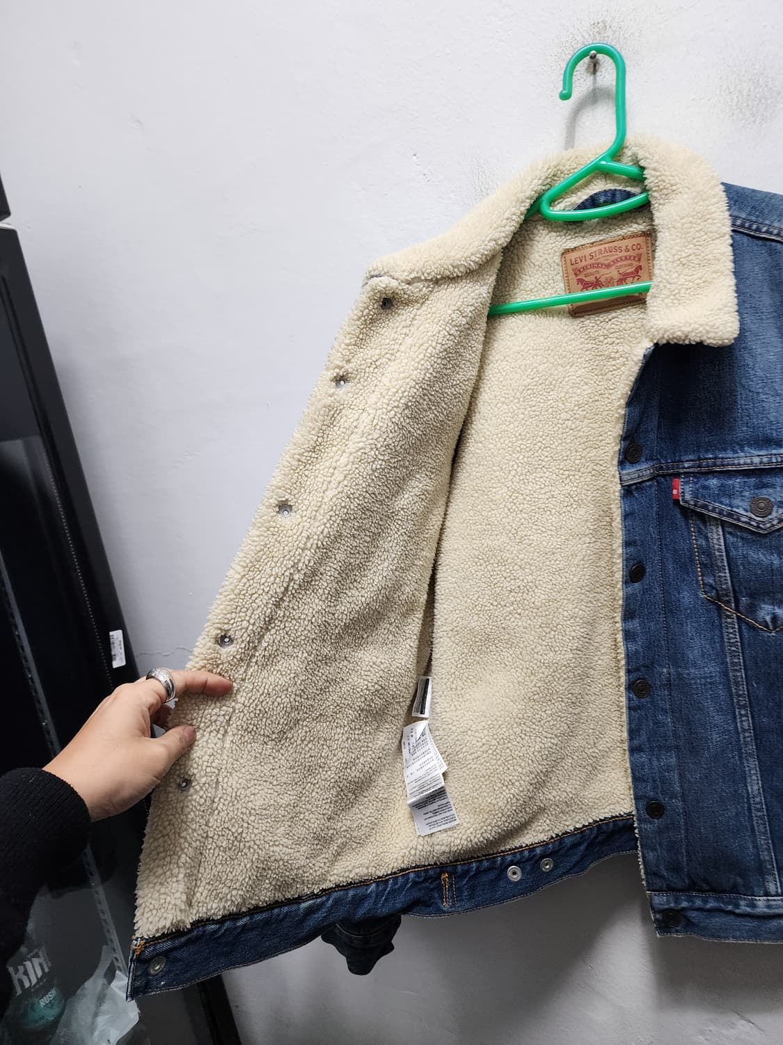리바이스 뽀글이 쉐르파 양털 청자켓 상품이미지3