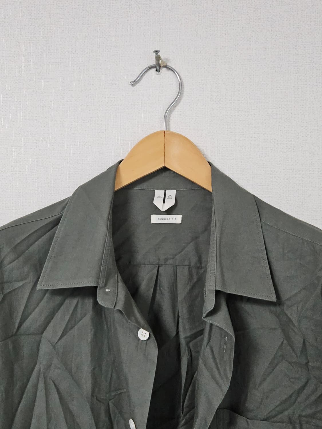 아르켓 시그니처 블라우스 셔츠 올리브카키 옴므 남성 50 상품이미지2