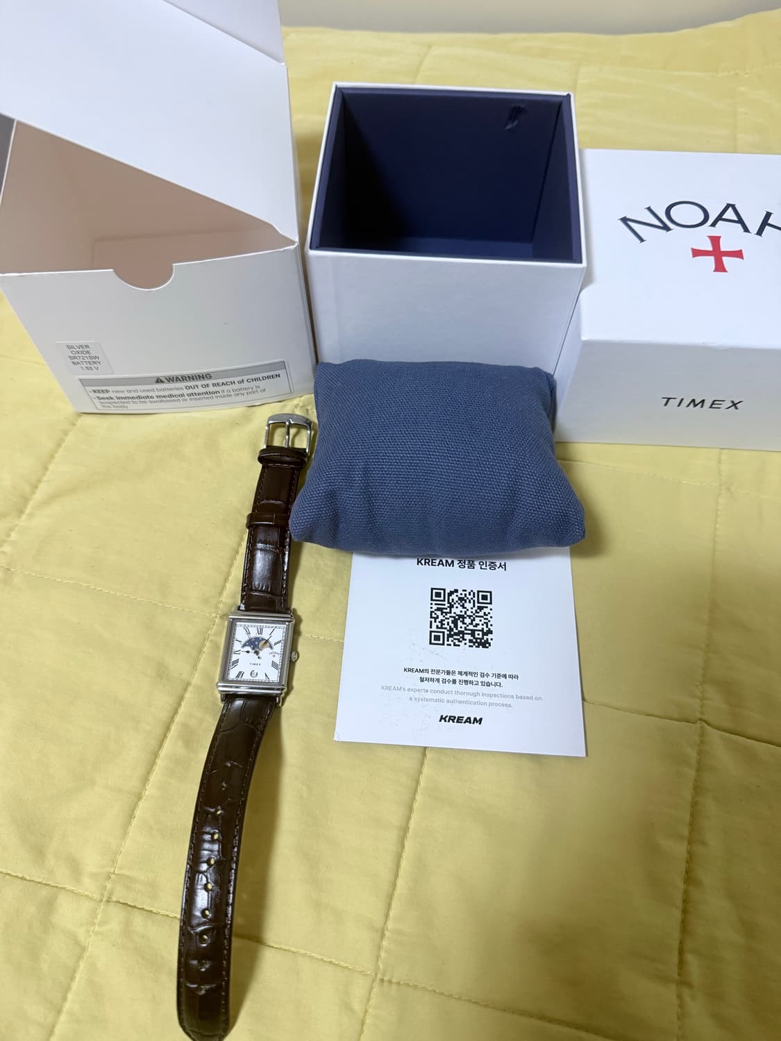크림구매) 타이맥스 노아 문페이즈 브라운 시계 상품이미지2