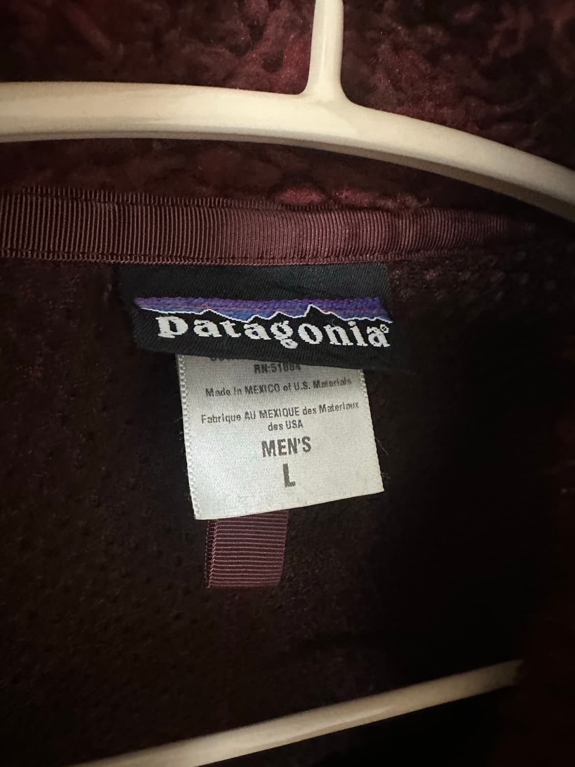 (L) 파타고니아 빈티지 딥파일 버건디 상품이미지3