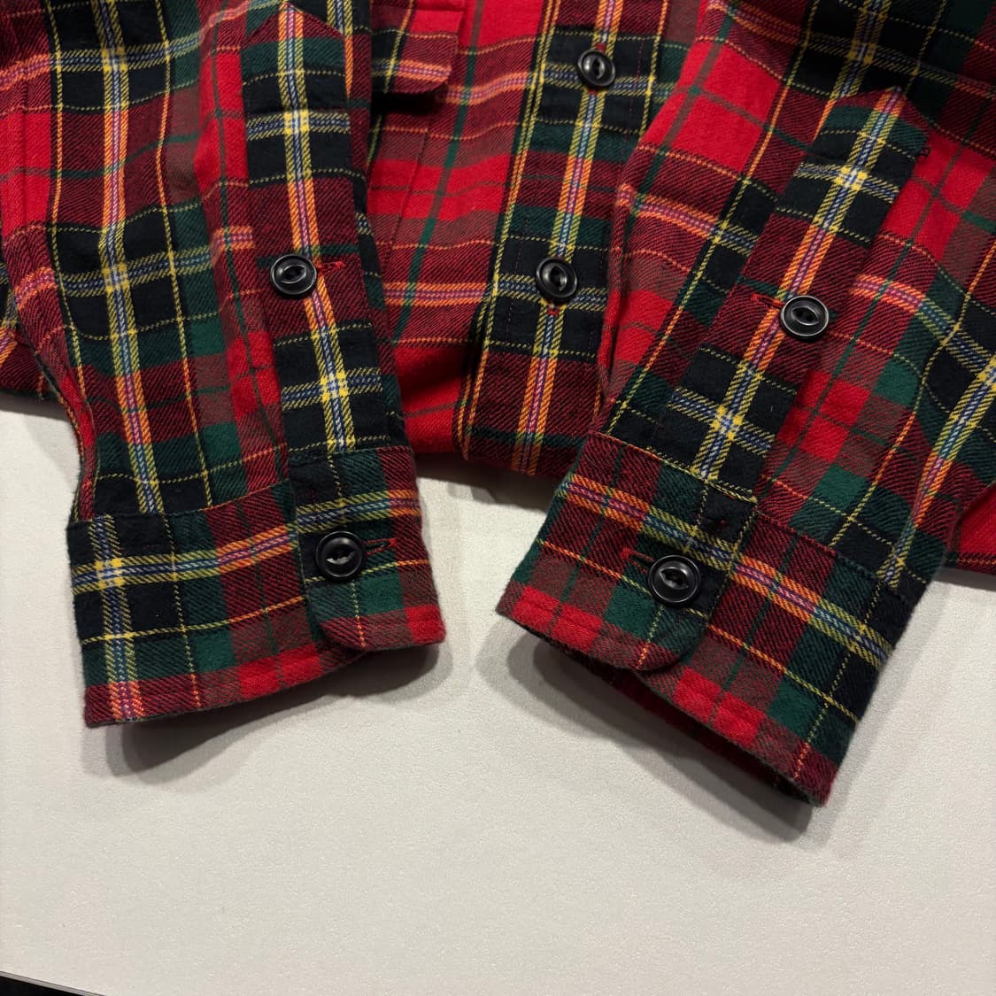 [M] 폴로 랄프로렌 투포켓 레드 체크 셔츠 D26 상품이미지5