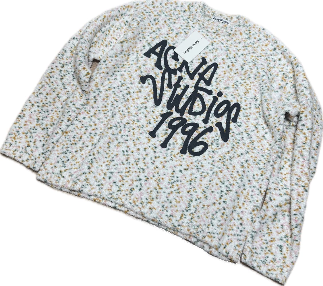 25SS 아크네스튜디오 멀티컬러 콘페티 로고 프린트 니트 스웨터 상품이미지4