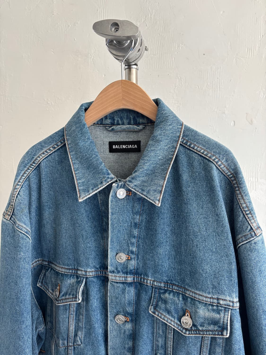 Balenciaga 발렌시아가 백로고 데님 자켓 상품이미지2
