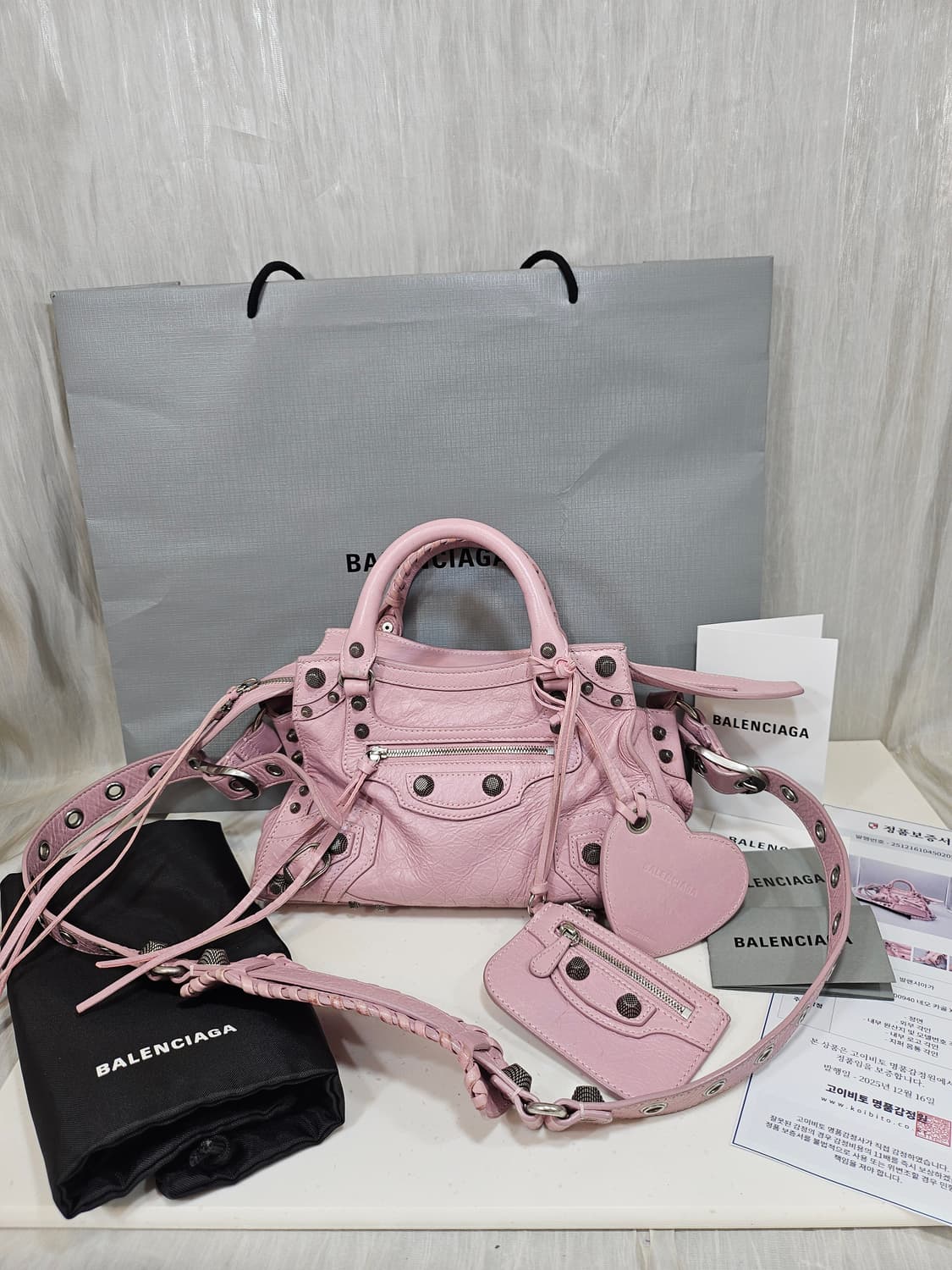 [정품] 발렌시아가 네오 카골XS 핑크(정품감정서 동봉) 상품이미지1