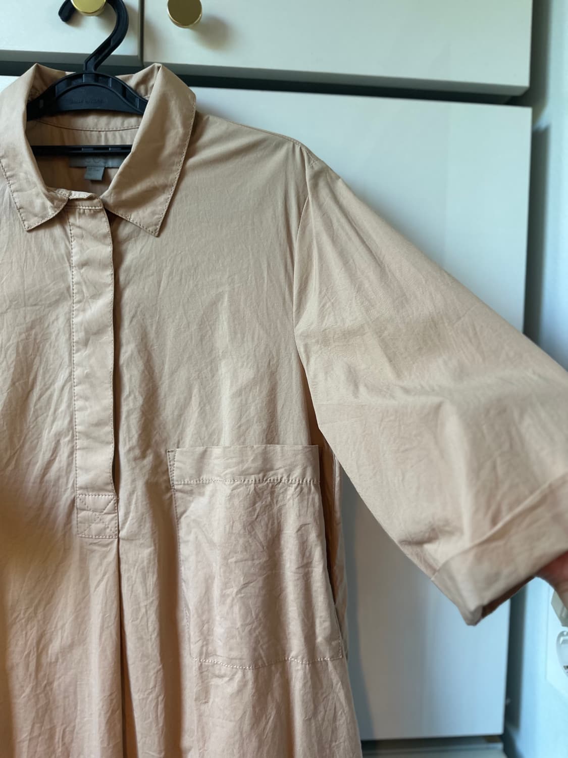 COS 코스 베이지 셔츠형 원피스 상품이미지4