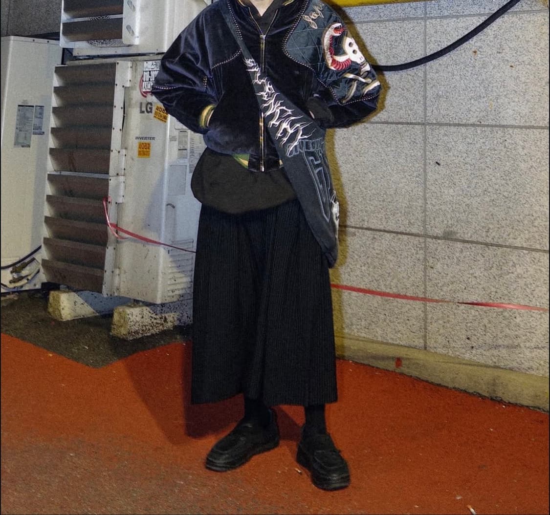 옴므플리세 사루엘 팬츠 상품이미지3