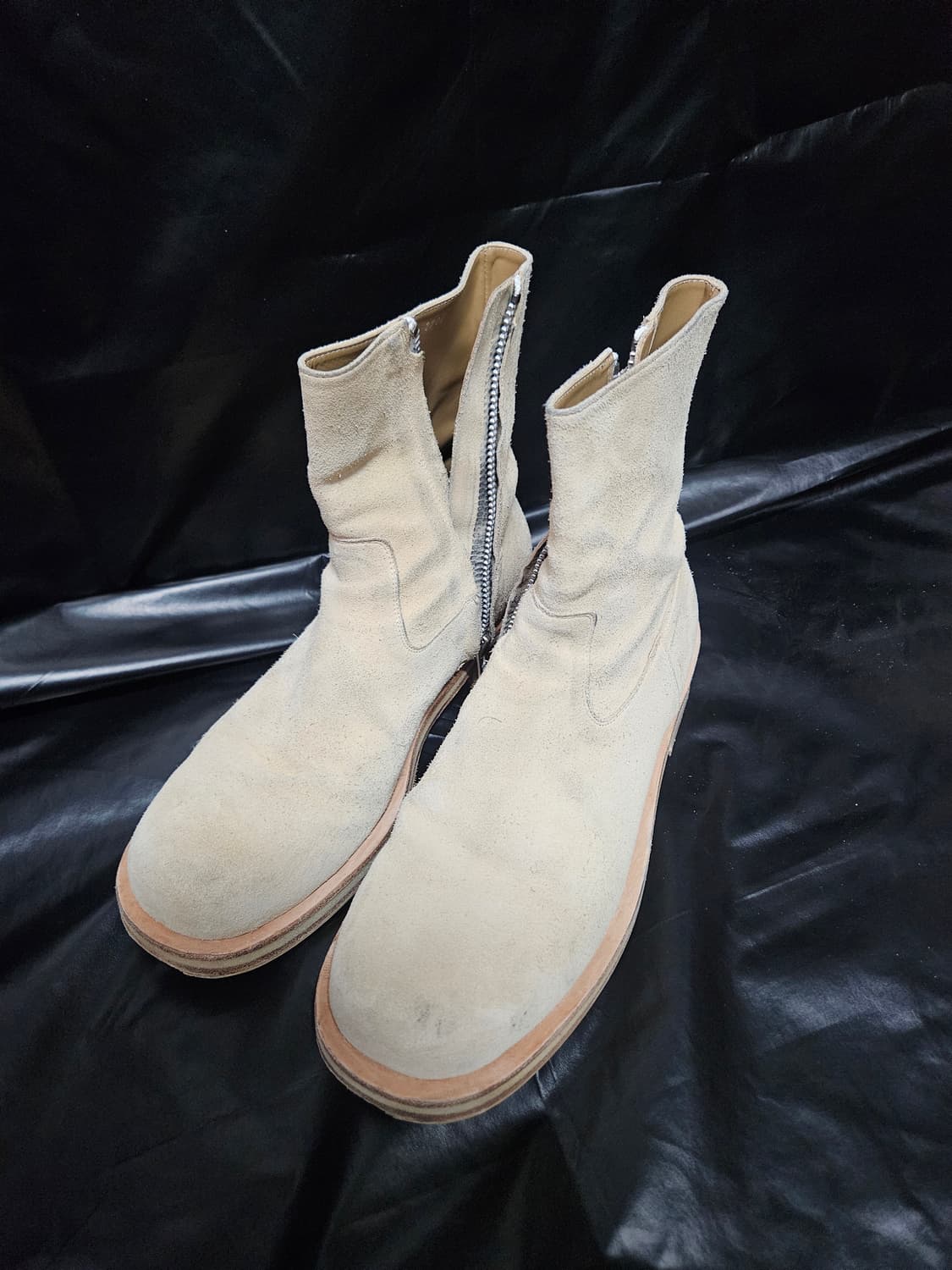 MMRB 스웨이드 부츠 (아이보리) 상품이미지1