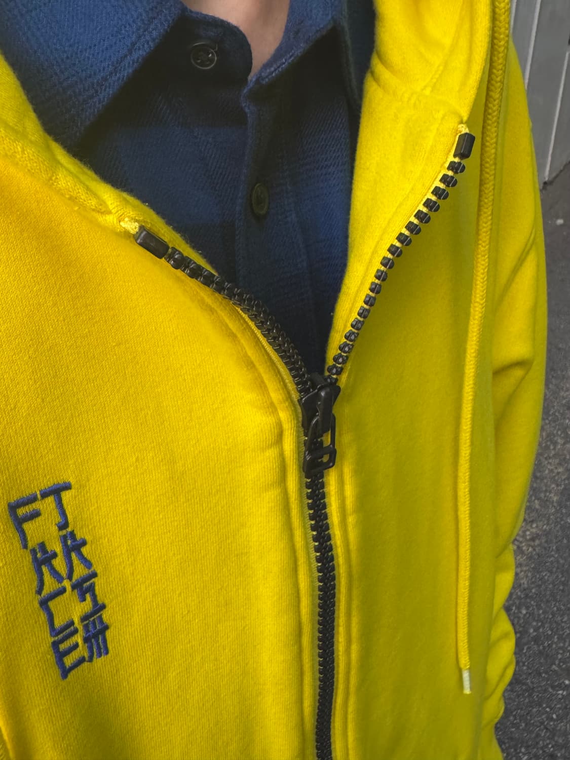 파세타즘 후드집업 (yellow) 상품이미지5