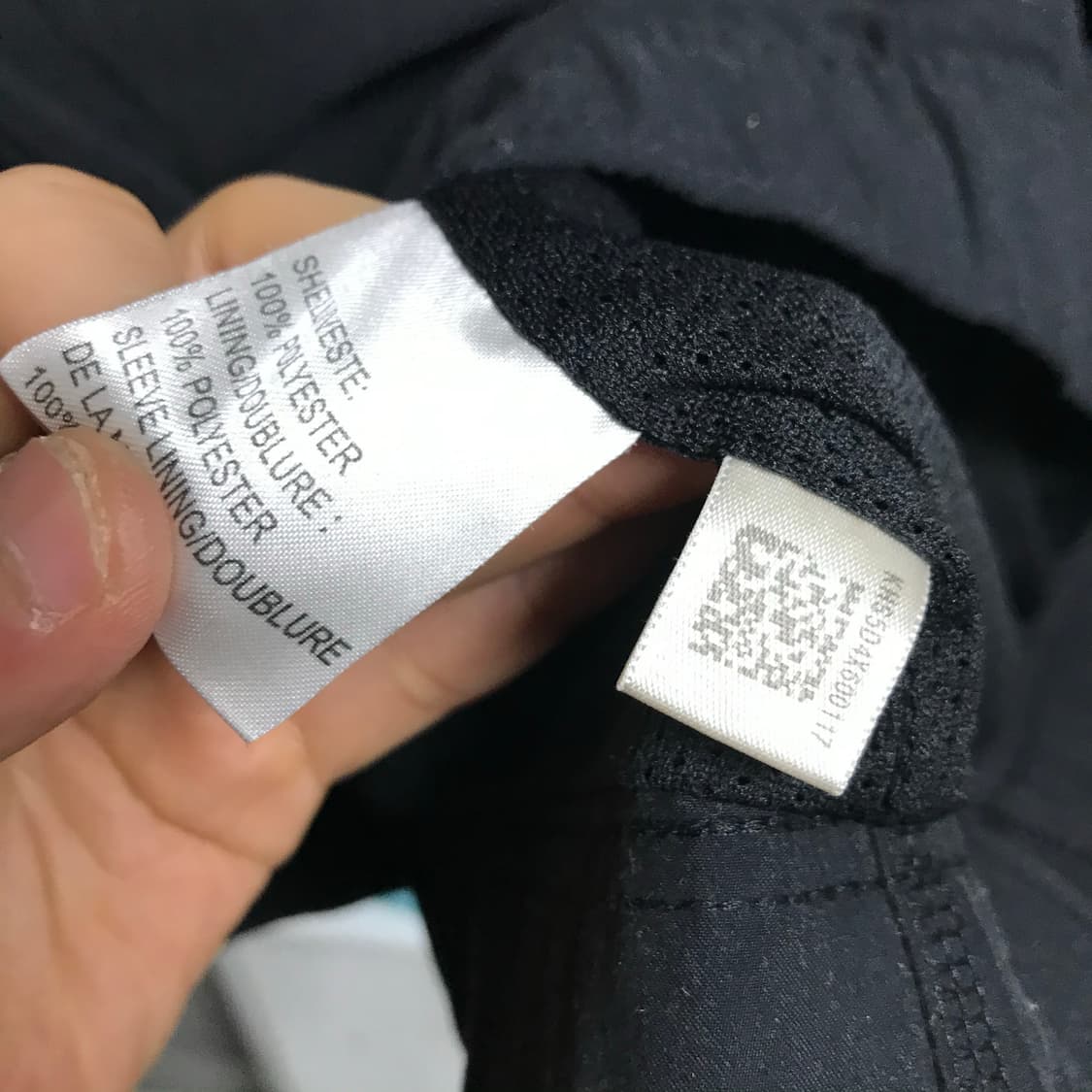 아디다스 브이넥 검정 웜업자켓 상품이미지4