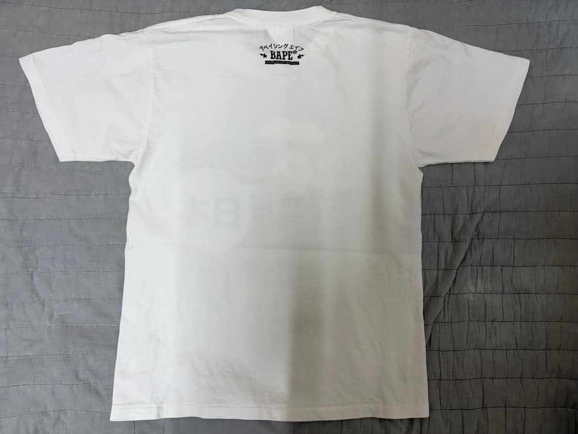 베이프 재팬 빅 에이프 헤드 시티 티셔츠 화이트 M 상품이미지3