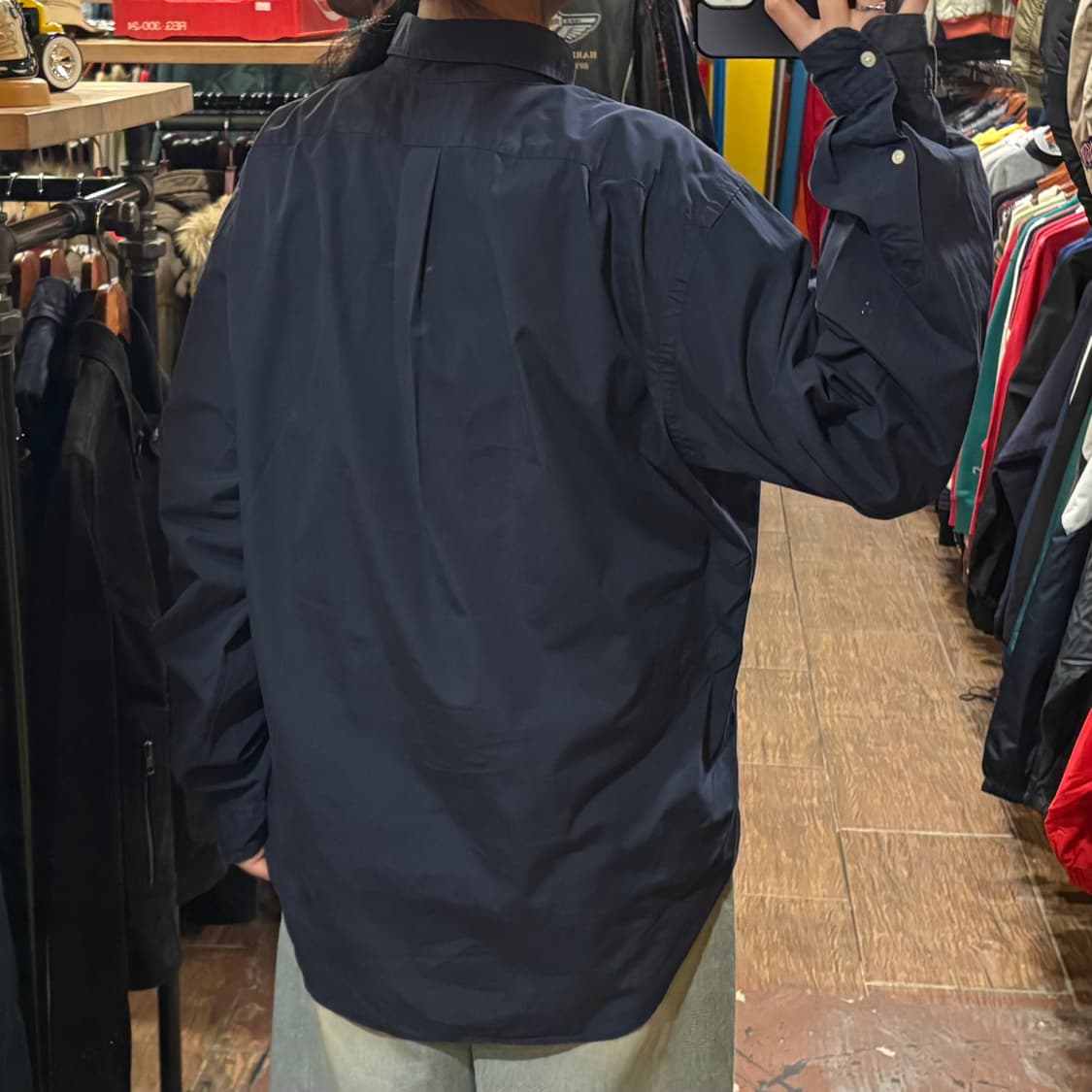 [HI] Polo 폴로 긴팔셔츠 네이비 상품이미지5