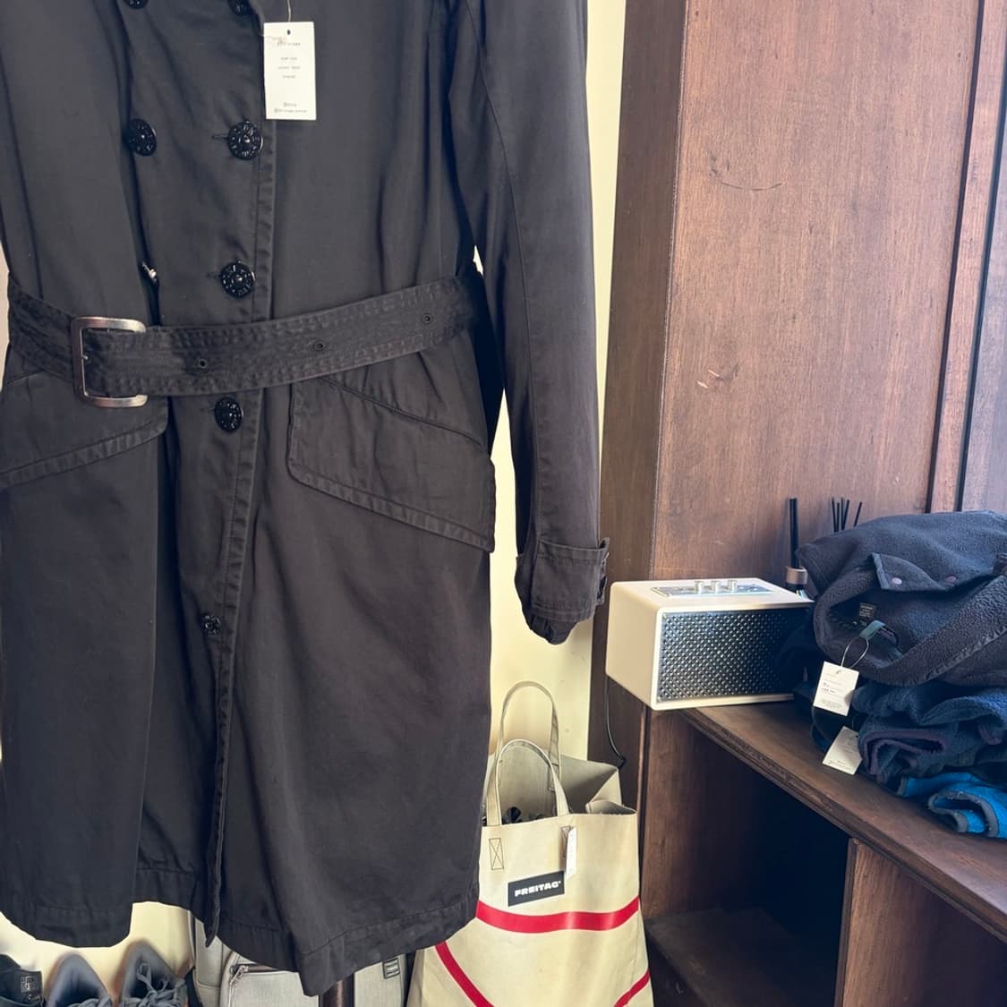 15863 - 스톤아일랜드 벨티드 트렌치 코트  상품이미지4