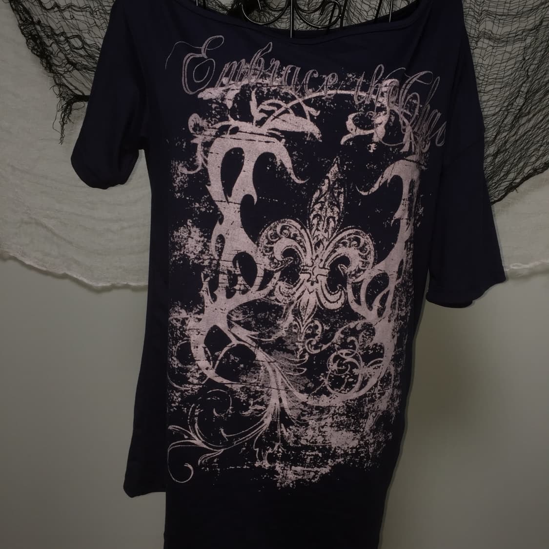 Y2k lettering off T 상품이미지5