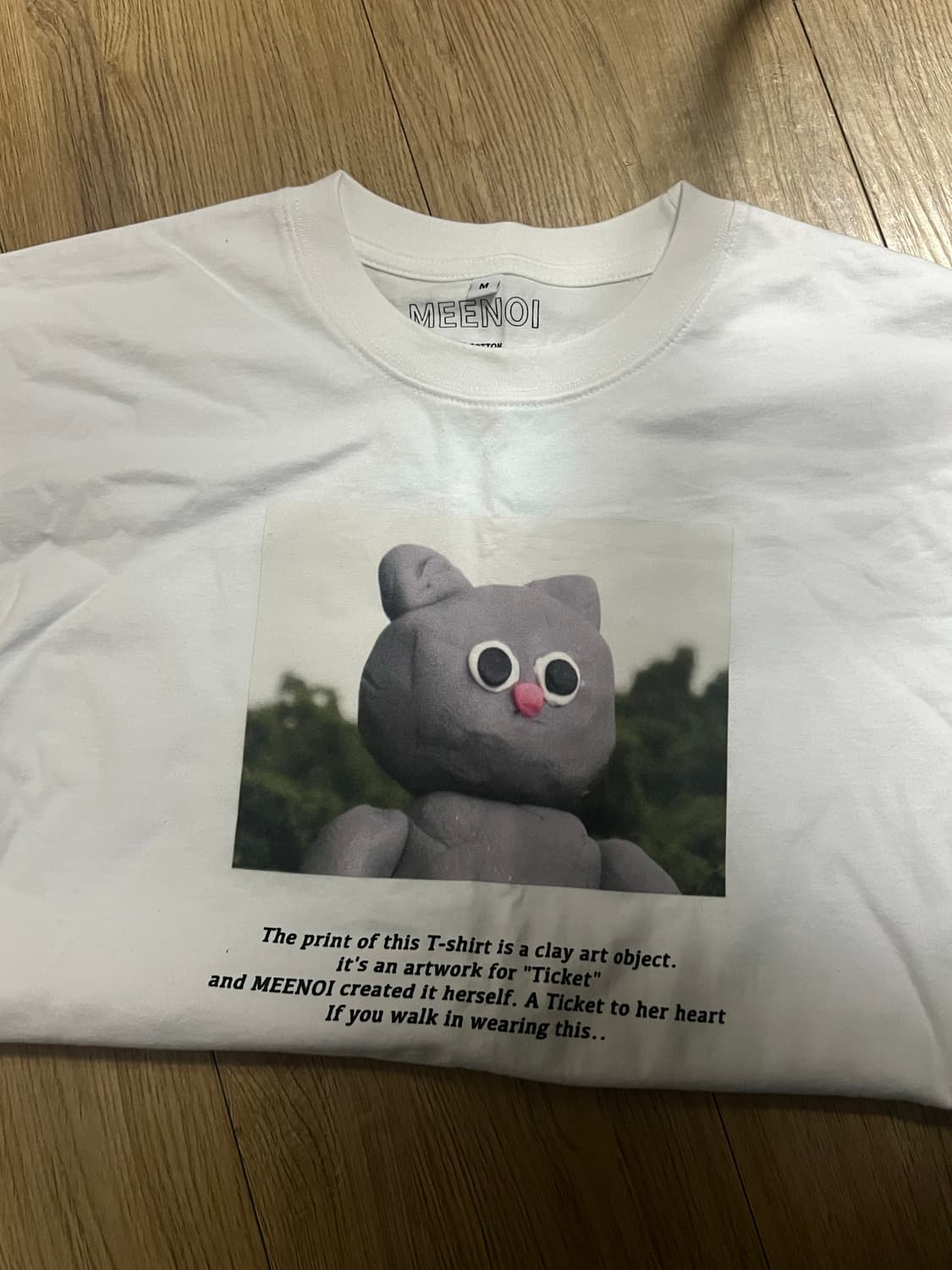 미노이 팝업 티셔츠 M사이즈 상품이미지2