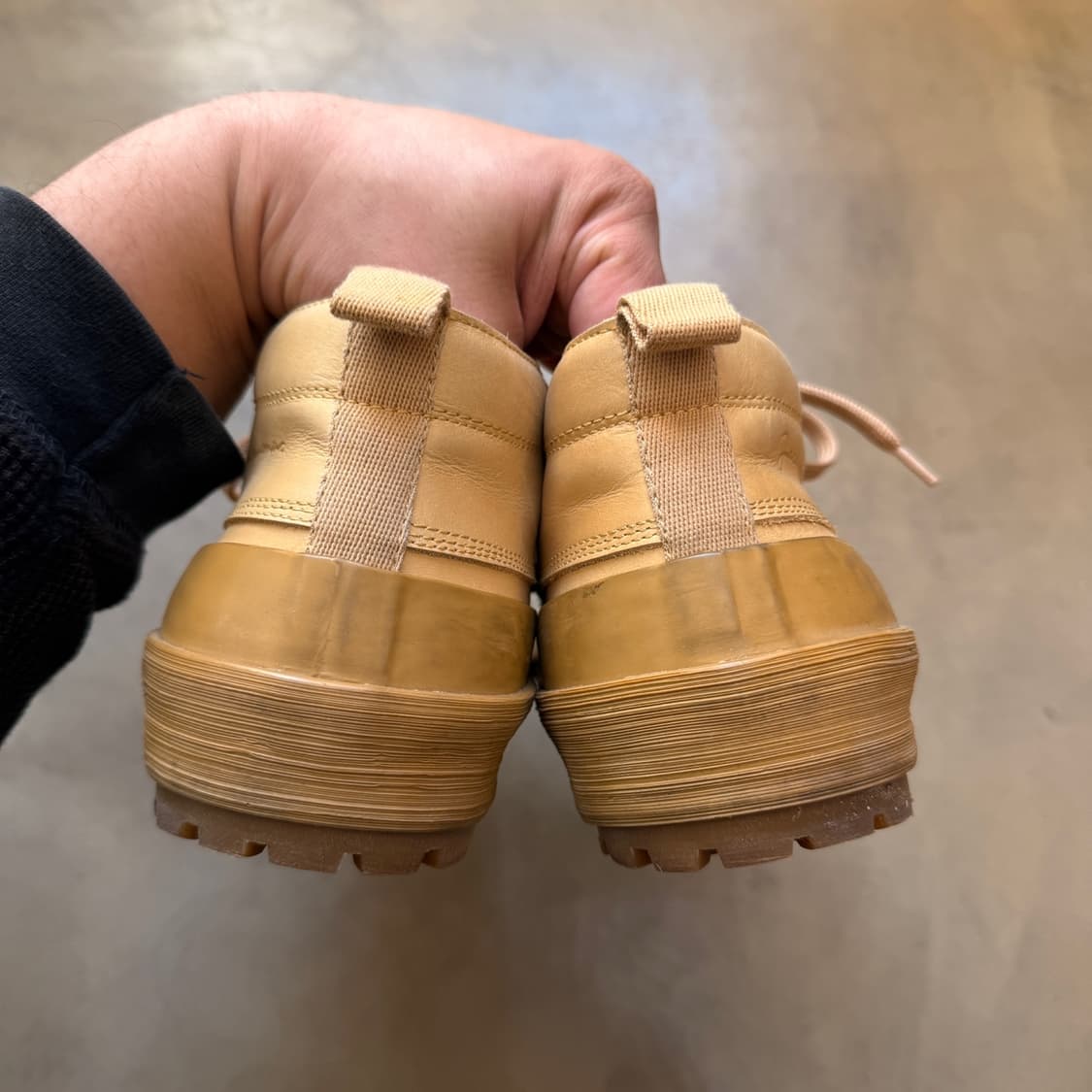 자크뮈스 카프 레더 베이지 워크부츠 42 상품이미지6