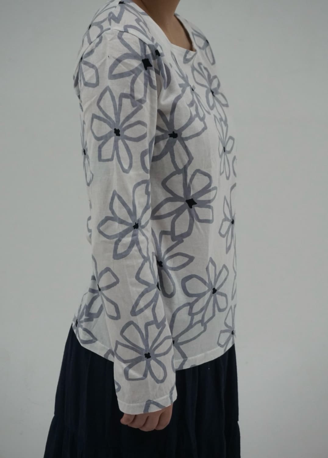 SOU・SOU Floral Print Long Sleeve Tee(M) 상품이미지3