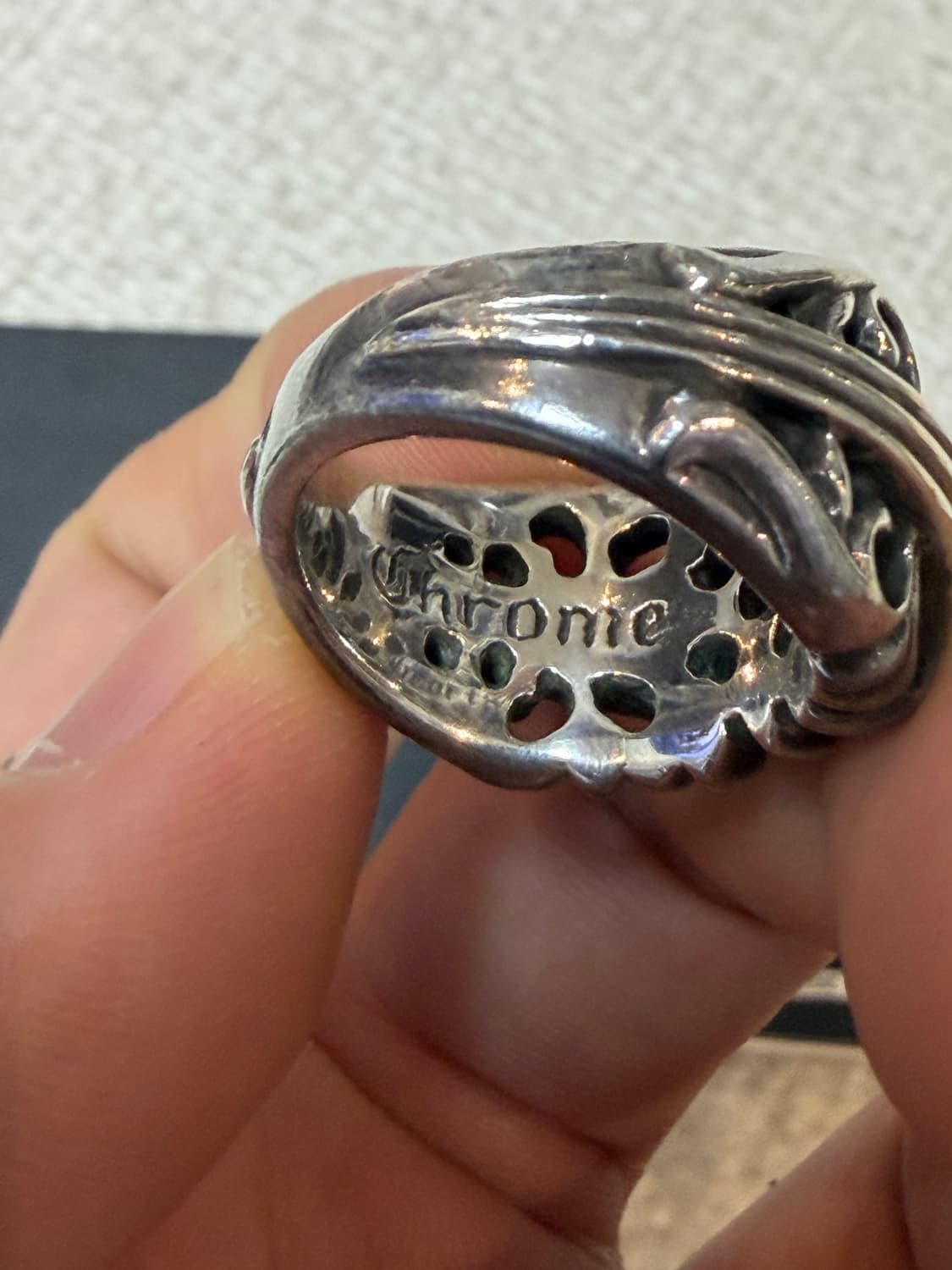 [US8, 한국17호] 크롬하츠 K&T 케이앤티 링 상품이미지7