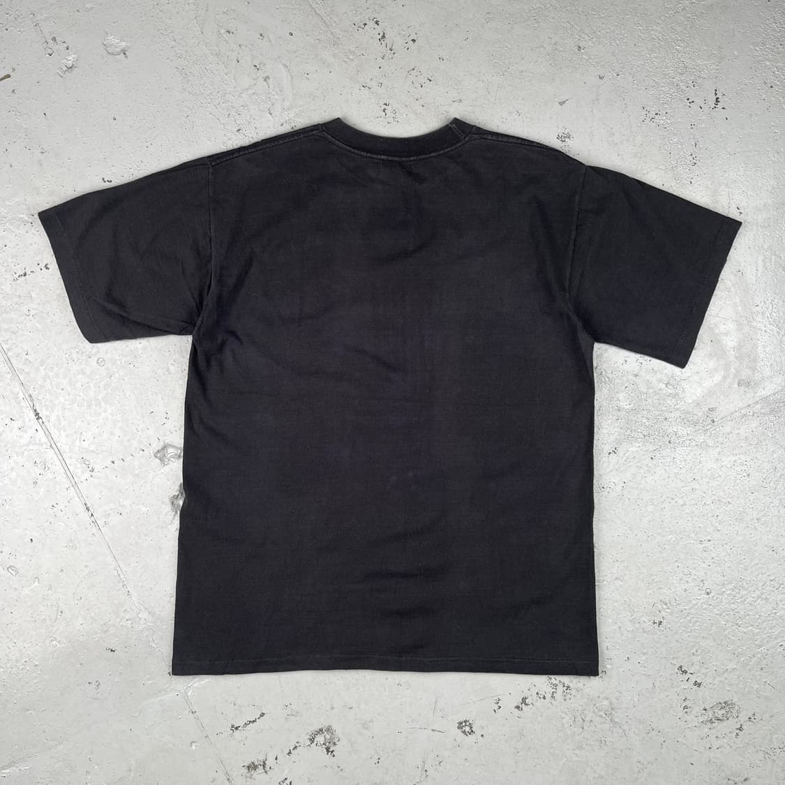 빈티지 살렘 레이더스 리얼 맨 웨어 블랙 반팔티 상품이미지3