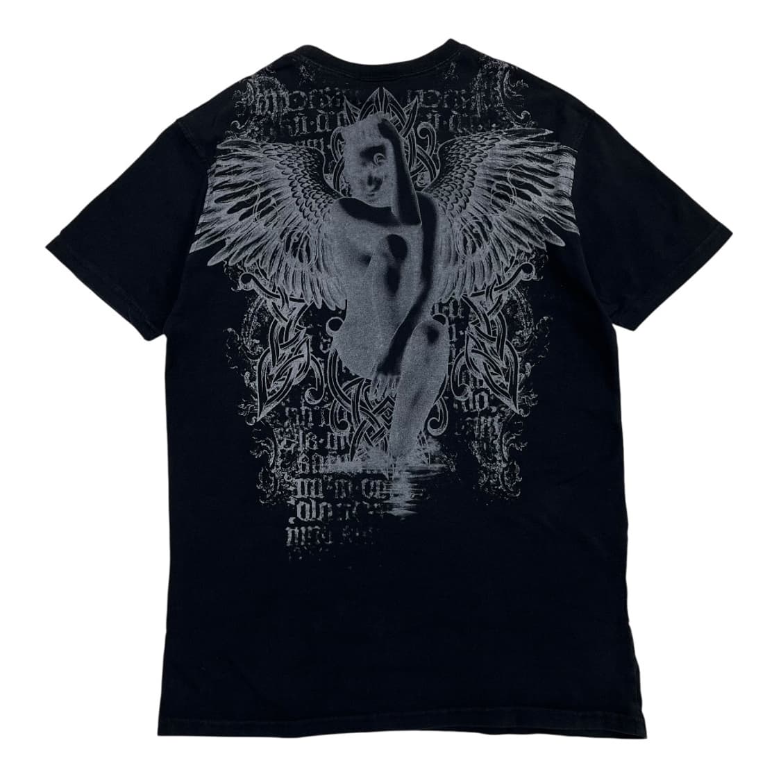 재팬 락시크맛 윙스 프린팅 블랙 반팔티 2XL 상품이미지4