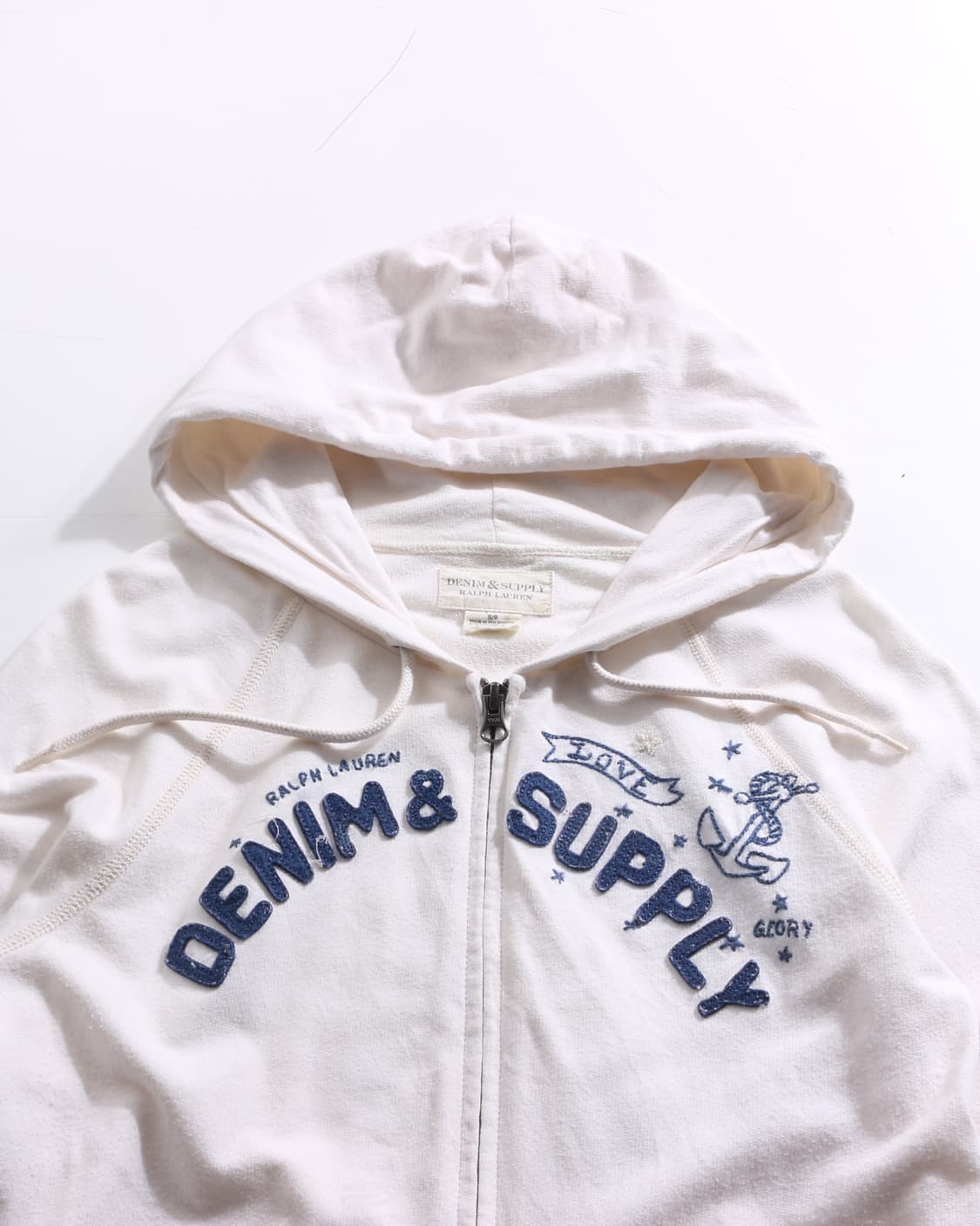 H-2746 polo denim&supply 딱붙 후드집업 상품이미지3