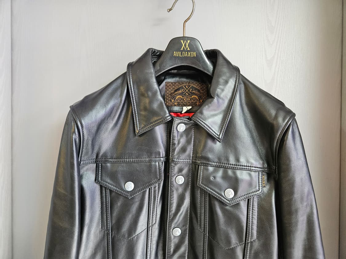 누드본즈 머스탱 레더 자켓 S 상품이미지2