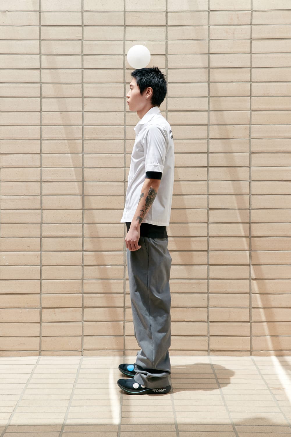 BACK PRINTED SLIM SHORT - SLEEVED SHIRT 상품이미지4