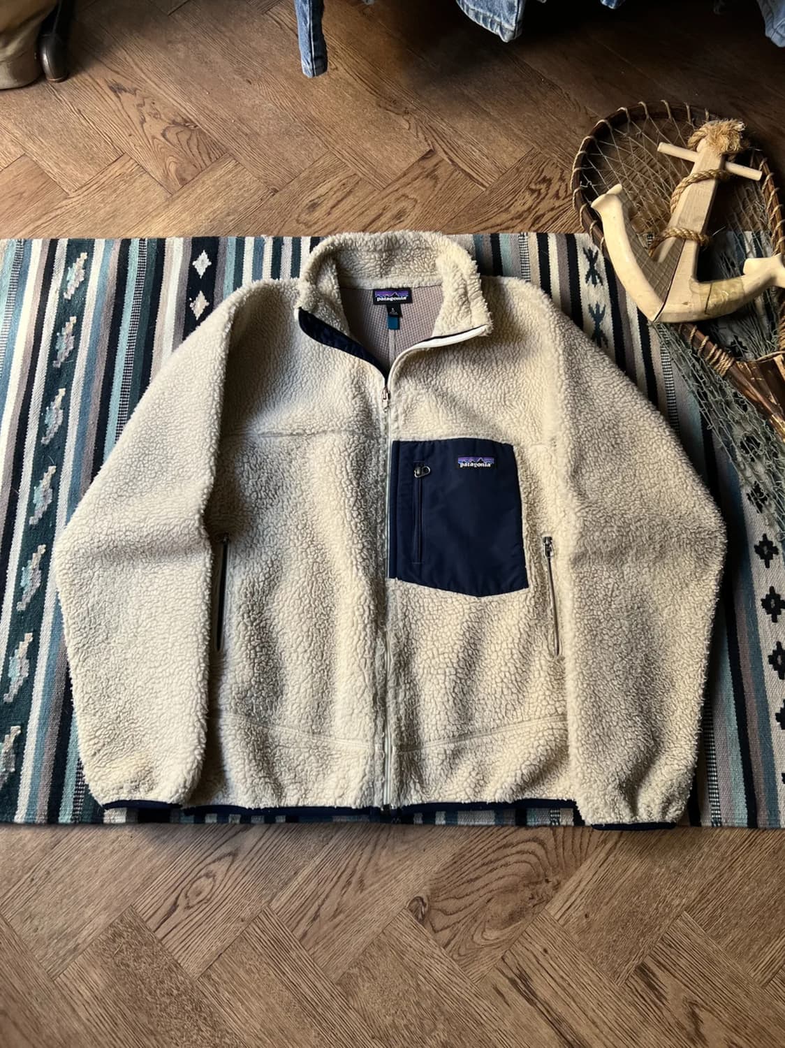 [S]파타고니아 레트로 X 화이트 플리스 자켓 상품이미지1