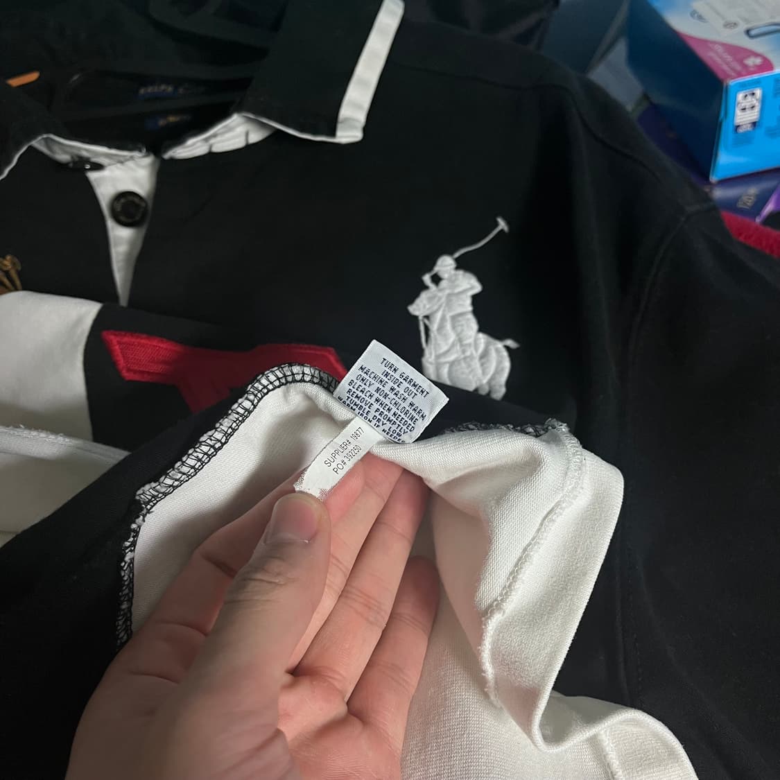 폴로 랄프로렌 USA 빅포니 럭비티 XXL 상품이미지5