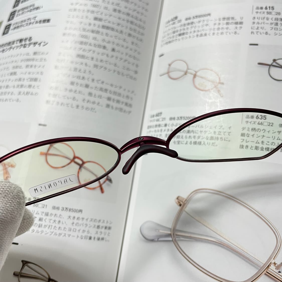 JAPONISM 자포니즘 일본 새들브릿지 안경 상품이미지9