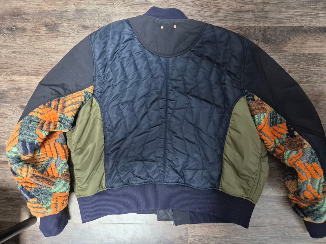  (L) 앤더슨벨 아식스 콘트라스트 퀼팅 봄버 자켓 상품이미지4